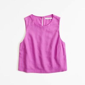 Abercrombie Linen Blend Top
